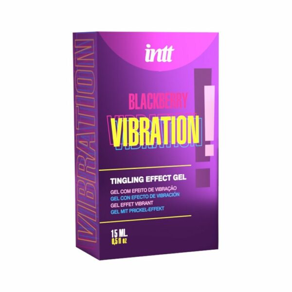 Рідкий вібратор Intt Vibration Blackberry (15 мл) зі смаком ожини - Зображення 3