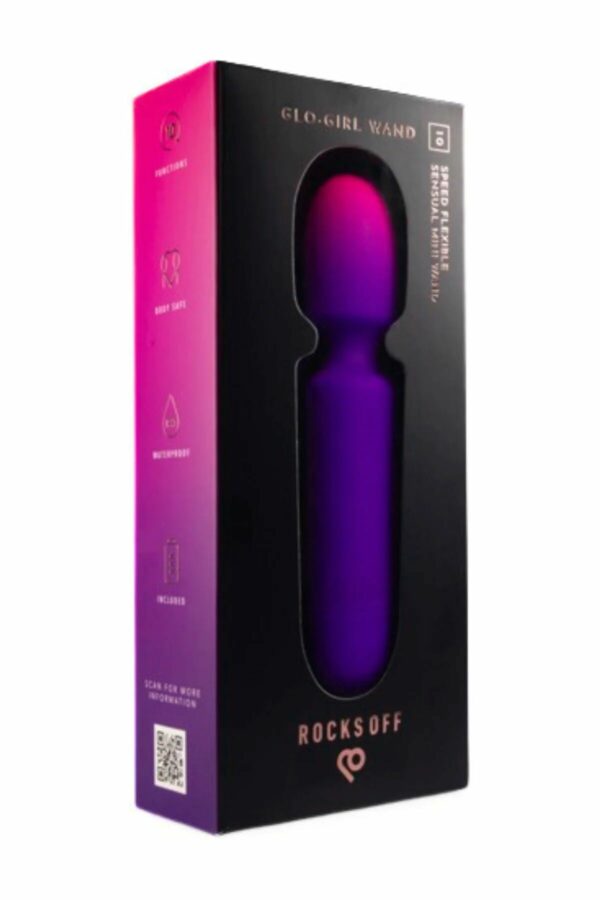 Вібромасажер Rocks Off Glo Girl - Wand - Зображення 2