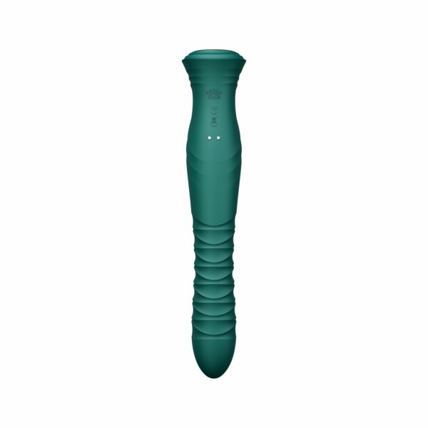 Пульсатор-кролик з вібрацією Zalo Mose 2 Turquoise Green - Зображення 6