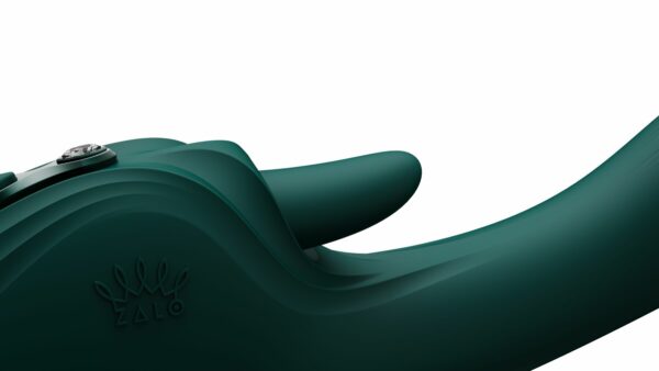Вібратор-кролик Zalo Ares Turquoise Green - Зображення 12