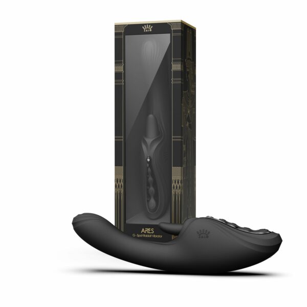 Вібратор-кролик Zalo Ares Obsidian Black - Зображення 14