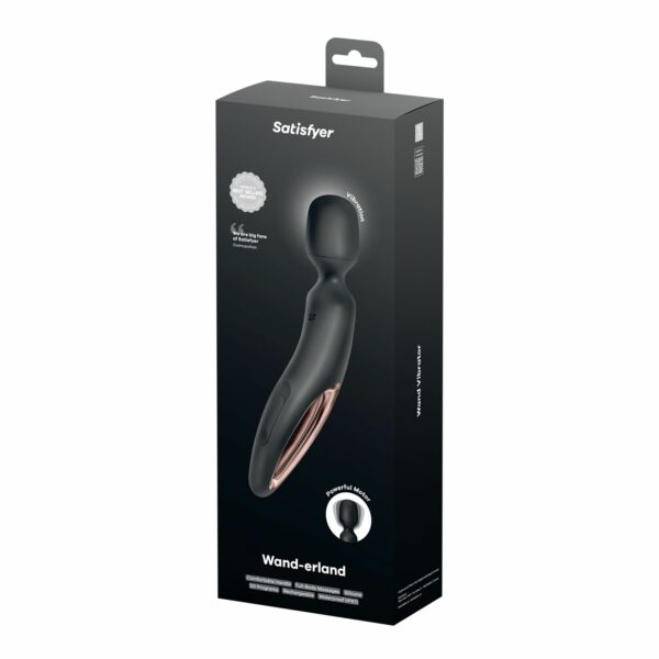 Вібромасажер Satisfyer Wand-erland (Black/Rosegold) - Зображення 5