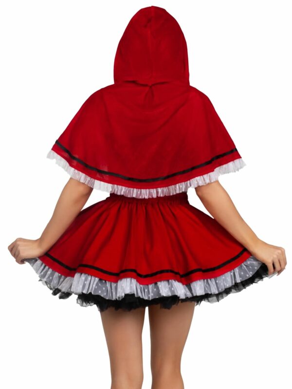 Костюм Червоної Шапочки Leg Avenue Flirty Miss Red Top and Skirt L - Зображення 2