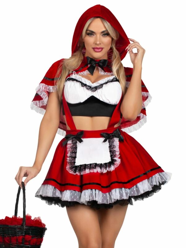 Костюм Червоної Шапочки Leg Avenue Flirty Miss Red Top and Skirt M