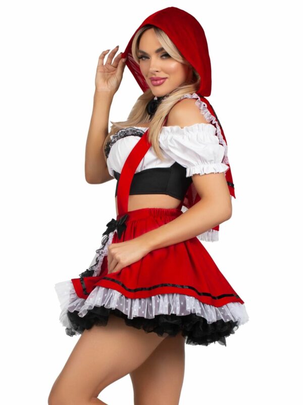 Костюм Червоної Шапочки Leg Avenue Flirty Miss Red Top and Skirt S - Зображення 3