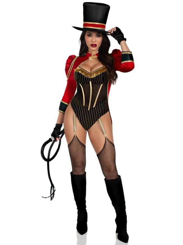 Костюм циркачки Leg Avenue Ravishing Ringmaster Bodysuit XS - Зображення 4