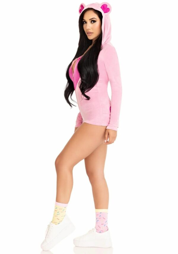 Комбінезон «Солодкий ведмедик» Leg Avenue Sweetheart Bear Velvet Romper XS - Зображення 7