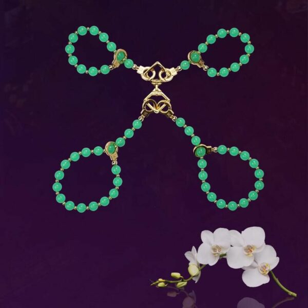 Нефритові наручники та поножі LOCKINK Jade Handcuffs & Anklecuffs - Зображення 2