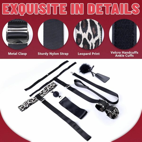 БДСМ-набір LOCKINK YEAHWOW Armbinder Restraint Set Black - Зображення 4