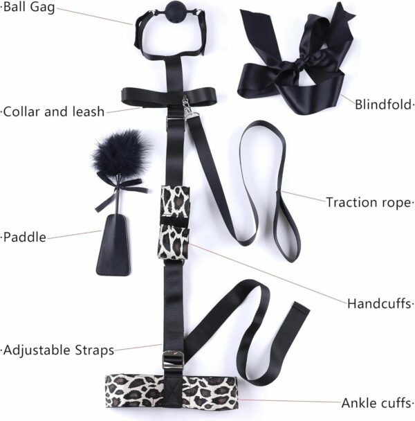 БДСМ-набір LOCKINK YEAHWOW Armbinder Restraint Set Black - Зображення 5