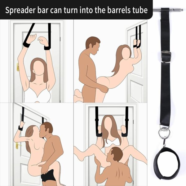 БДСМ-набір LOCKINK YEAHWOW Door Swing & Leg Spreader Bondage set - Зображення 3