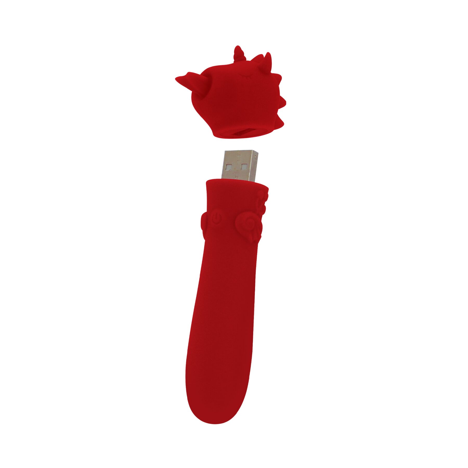 Вібратор-єдиноріжка Unihorn USB Bullet - Blaze Diablo, віброкуля, USB-зарядка - Зображення 2