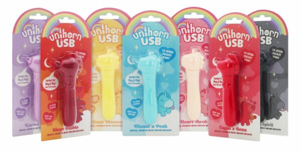 Вібратор-єдиноріжка Unihorn USB Bullet - Blaze Diablo, віброкуля, USB-зарядка - Зображення 10