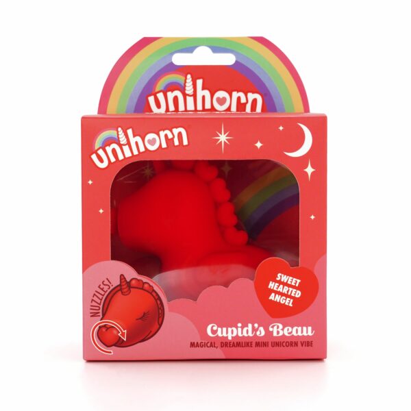 Вібратор-єдиноріжка Unihorn - Cupid's Beau, масажувальний язичок-сердечко - Зображення 8