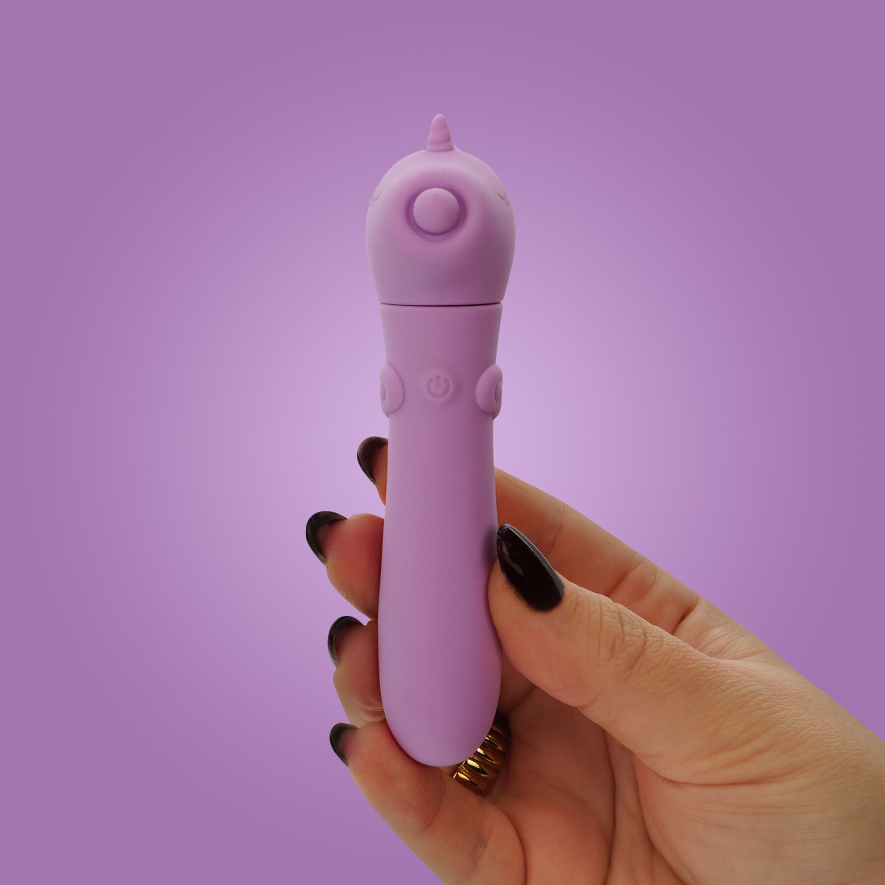 Вібратор-єдиноріжка Unihorn USB Bullet - Karma Lilac, віброкуля, USB-зарядка - Зображення 7