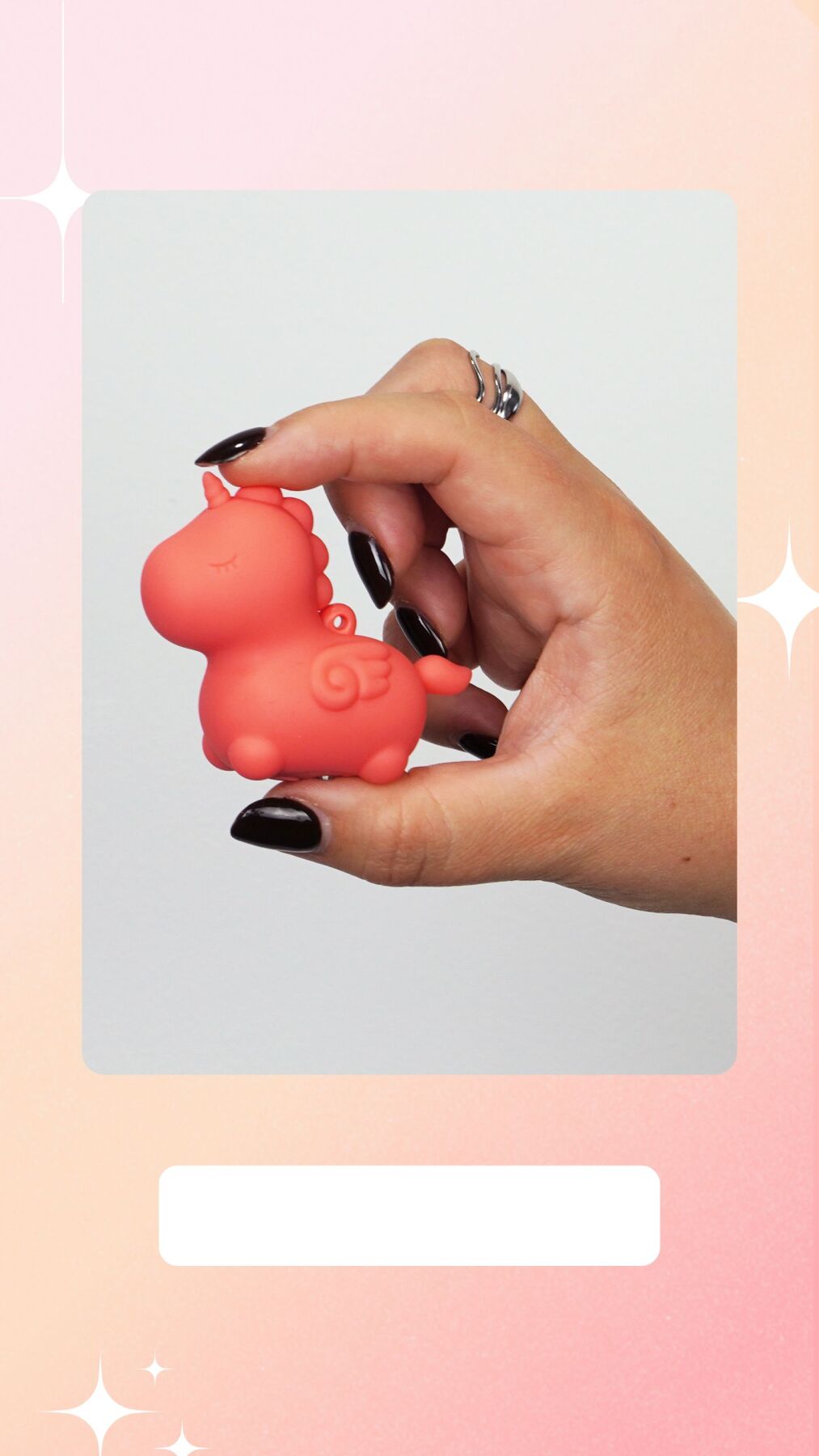 Вібратор-єдиноріжка Unihorn Mini - Peachy Pony, брелок з вібрацією - Зображення 11