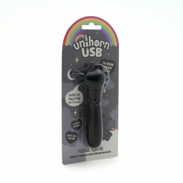 Вібратор-єдиноріжка Unihorn USB Bullet - Wild Spirit, віброкуля, USB-зарядка - Зображення 4
