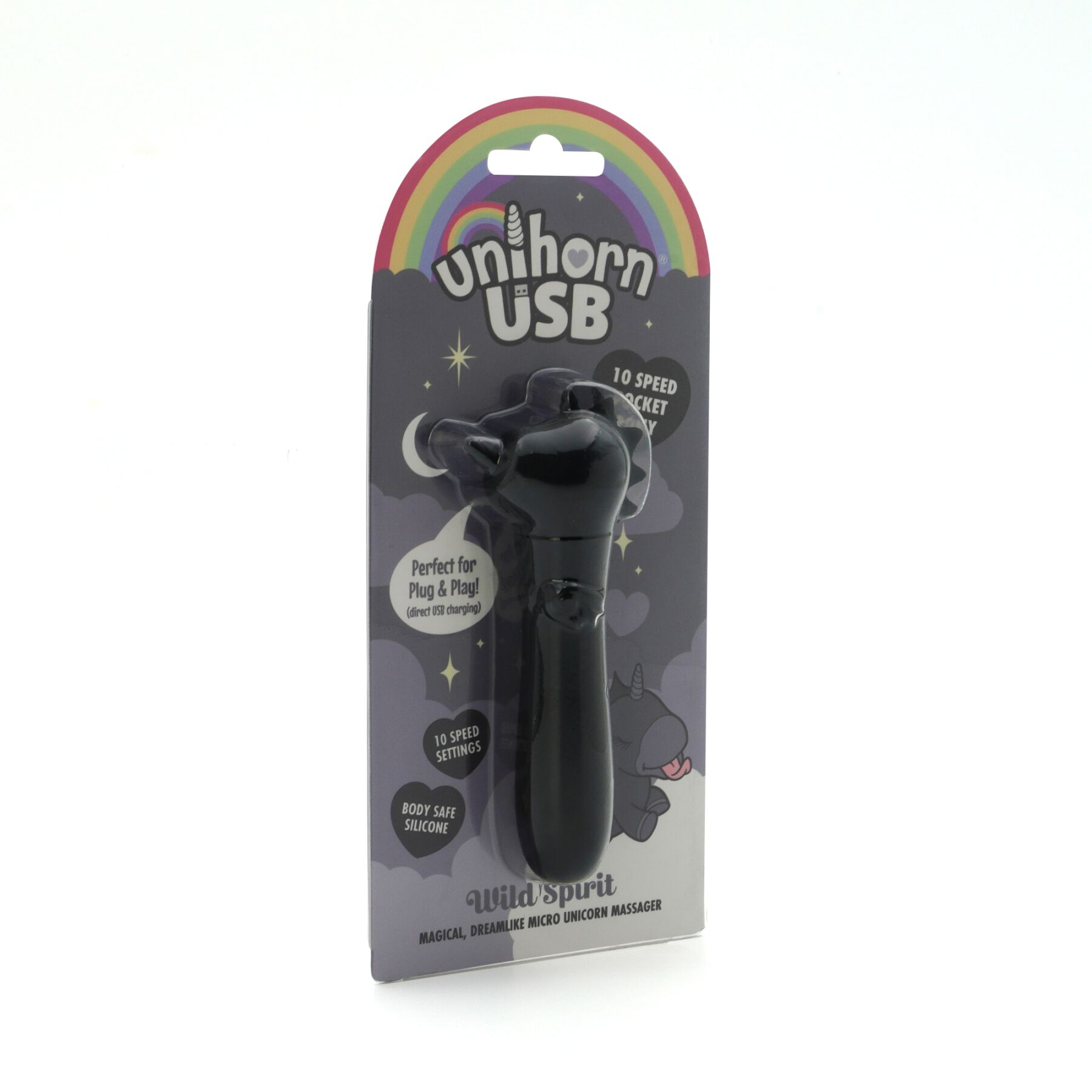 Вібратор-єдиноріжка Unihorn USB Bullet - Wild Spirit, віброкуля, USB-зарядка - Зображення 4