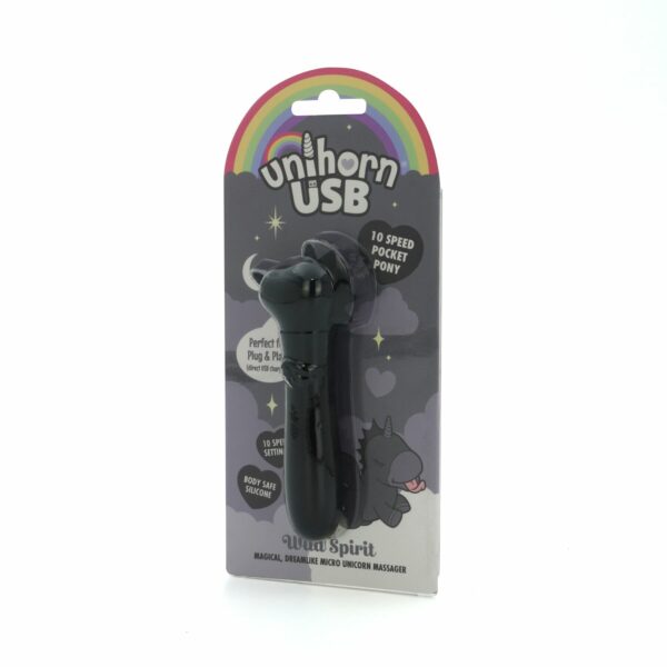 Вібратор-єдиноріжка Unihorn USB Bullet - Wild Spirit, віброкуля, USB-зарядка - Зображення 3