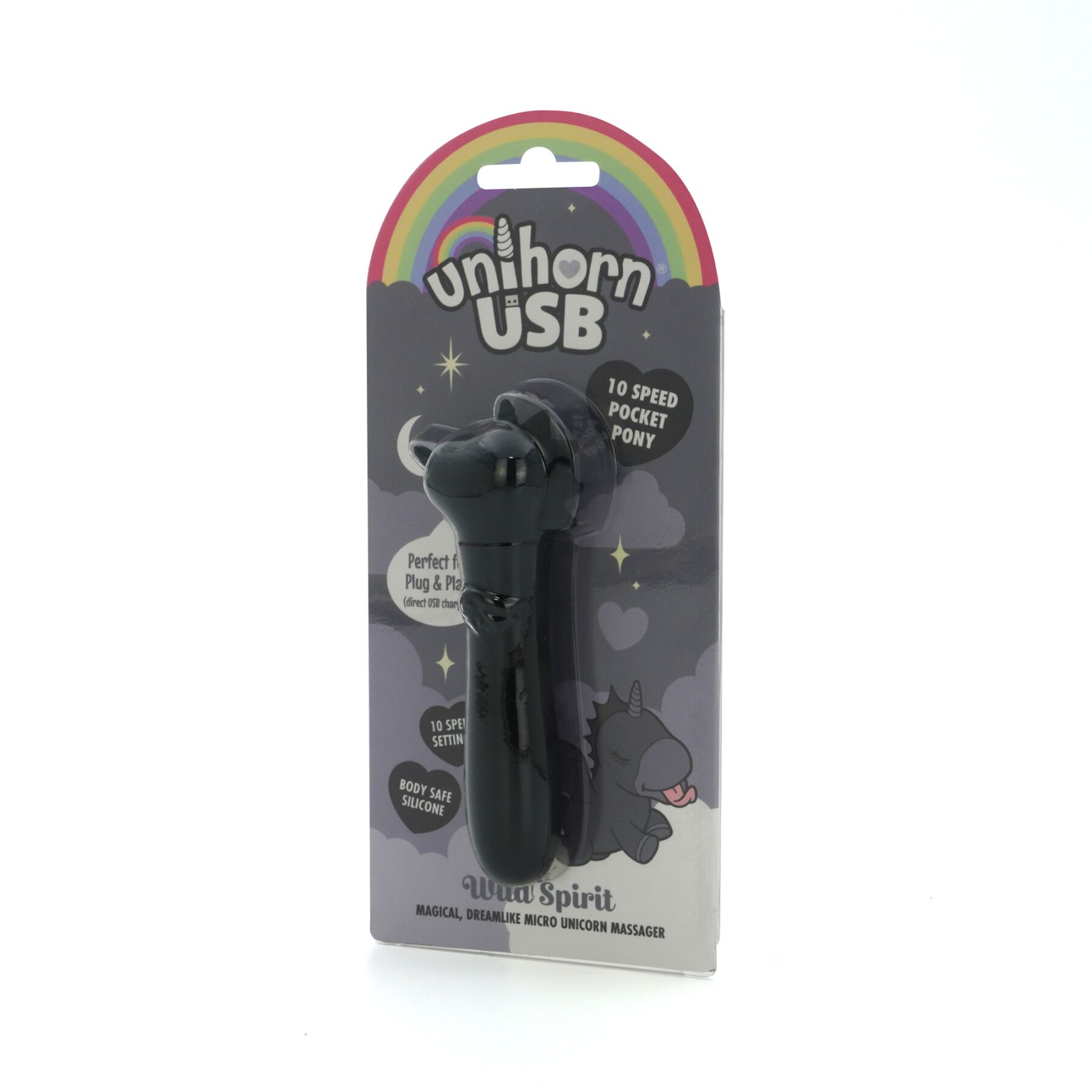 Вібратор-єдиноріжка Unihorn USB Bullet - Wild Spirit, віброкуля, USB-зарядка - Зображення 3