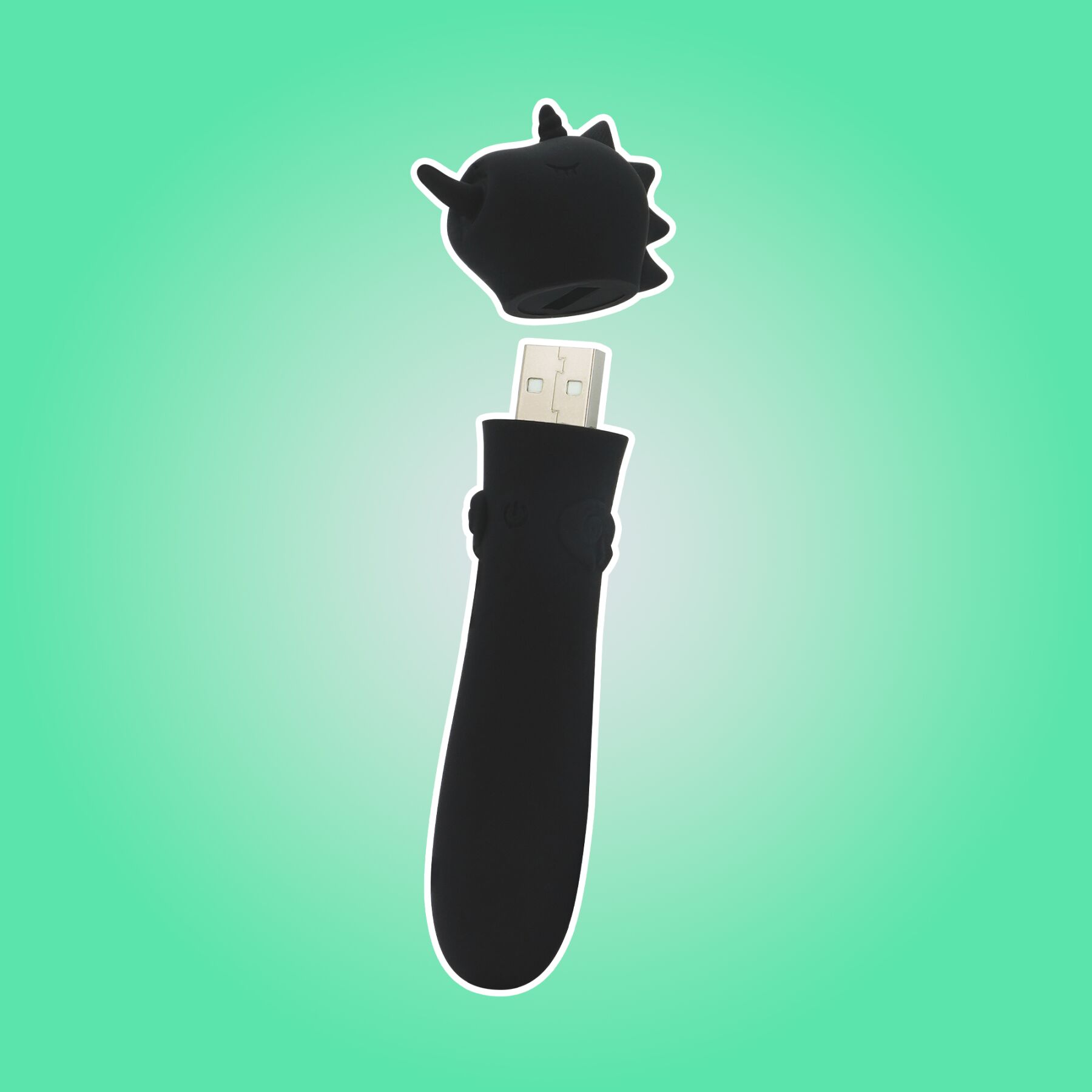 Вібратор-єдиноріжка Unihorn USB Bullet - Wild Spirit, віброкуля, USB-зарядка - Зображення 8