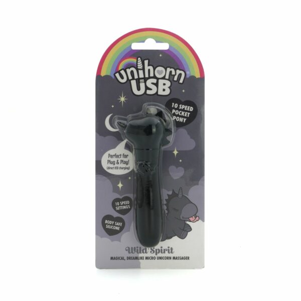 Вібратор-єдиноріжка Unihorn USB Bullet - Wild Spirit, віброкуля, USB-зарядка - Зображення 6