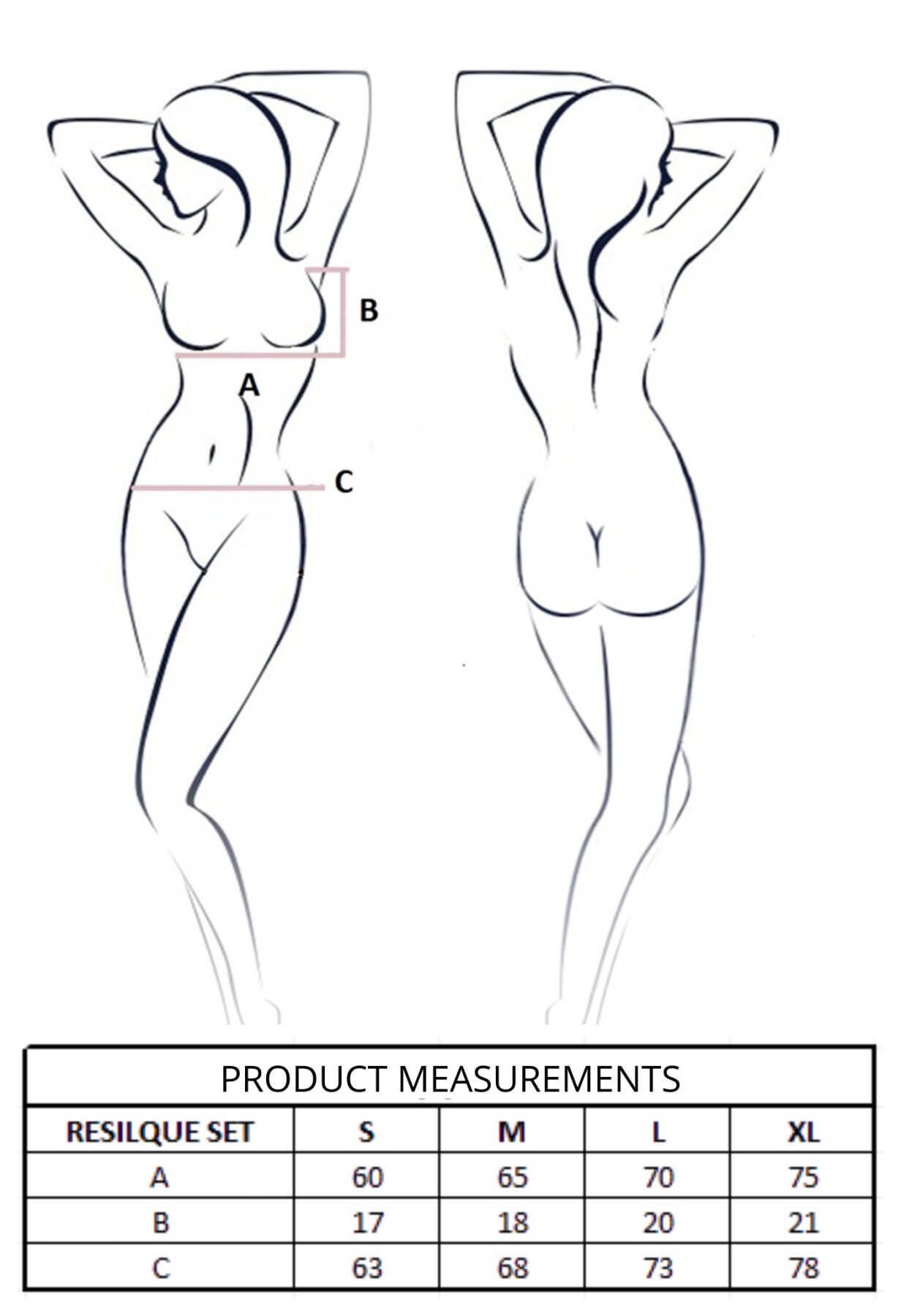 Комплект Passion RESILQUE SET black M - Зображення 11