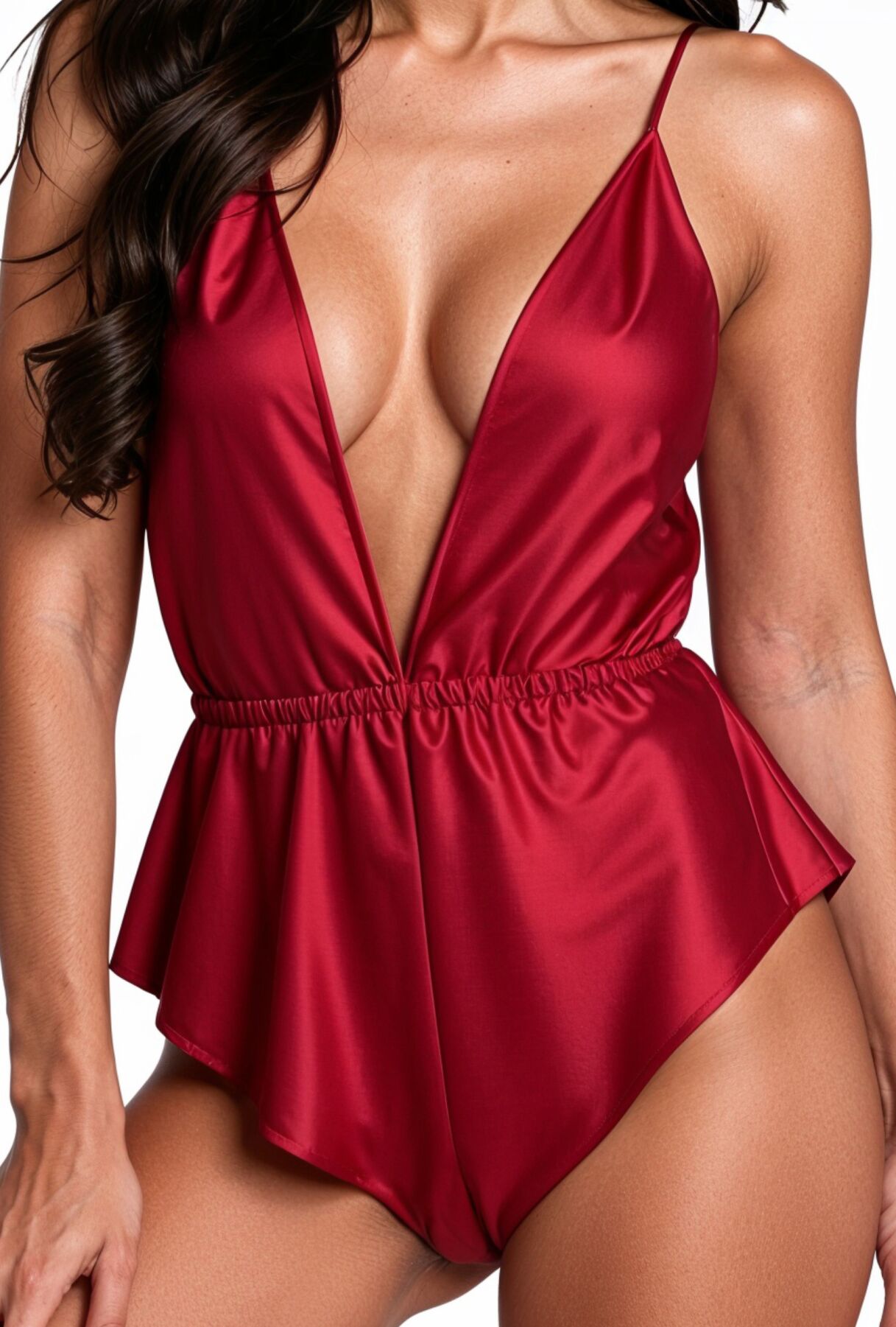 Боді Passion SENSIE BODY burgundy L - Зображення 4