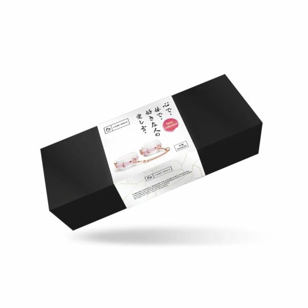 Наручники Liebe Seele White & Pink Fairy Goat Leather Hand Cuffs - Зображення 2