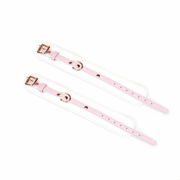 Поножі Liebe Seele White & Pink Fairy Leather Ankle Cuffs - Зображення 3