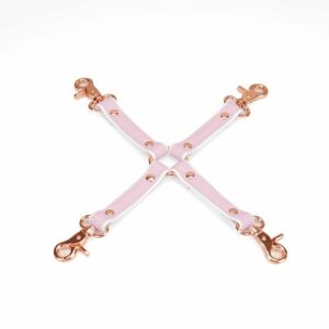 Хрестовина Liebe Seele White & Pink Leather Hogtie