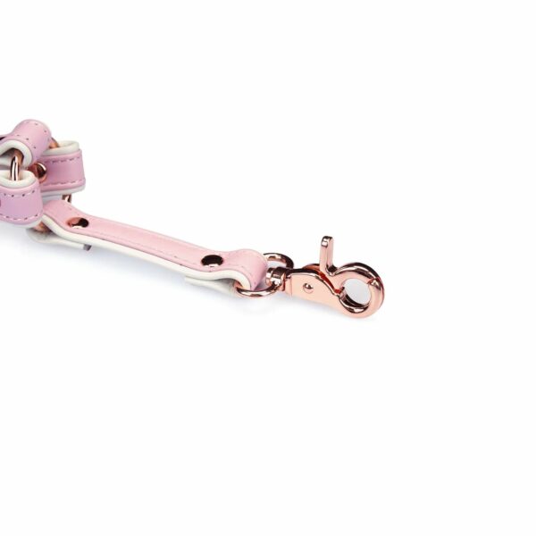 Хрестовина Liebe Seele White & Pink Leather Hogtie - Зображення 4