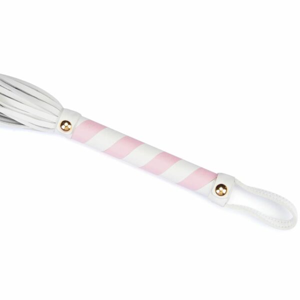 Флогер Liebe Seele White & Pink Leather Flogger - Зображення 3