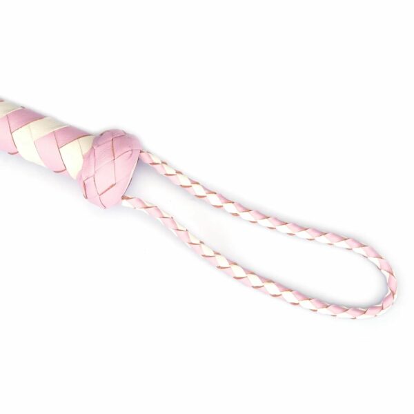 Флогер Liebe Seele White & Pink Leather Whip - Зображення 5