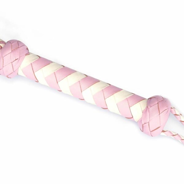 Флогер Liebe Seele White & Pink Leather Whip - Зображення 4