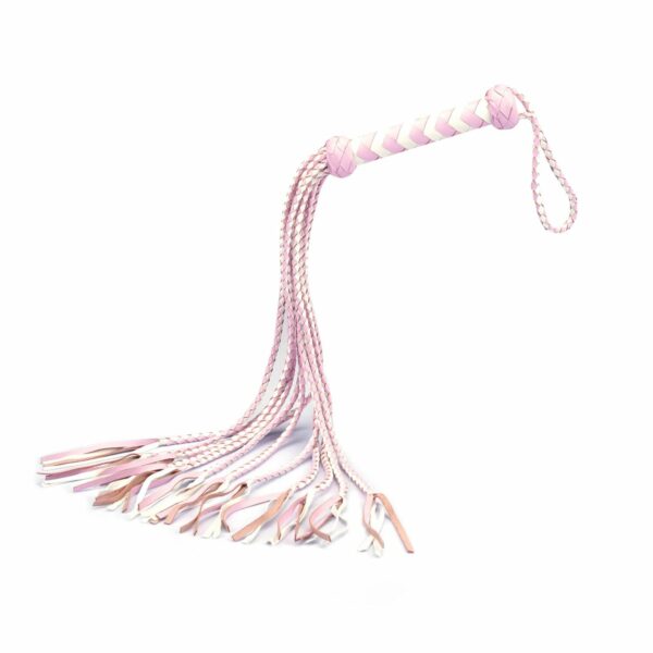 Флогер Liebe Seele White & Pink Leather Whip - Зображення 3