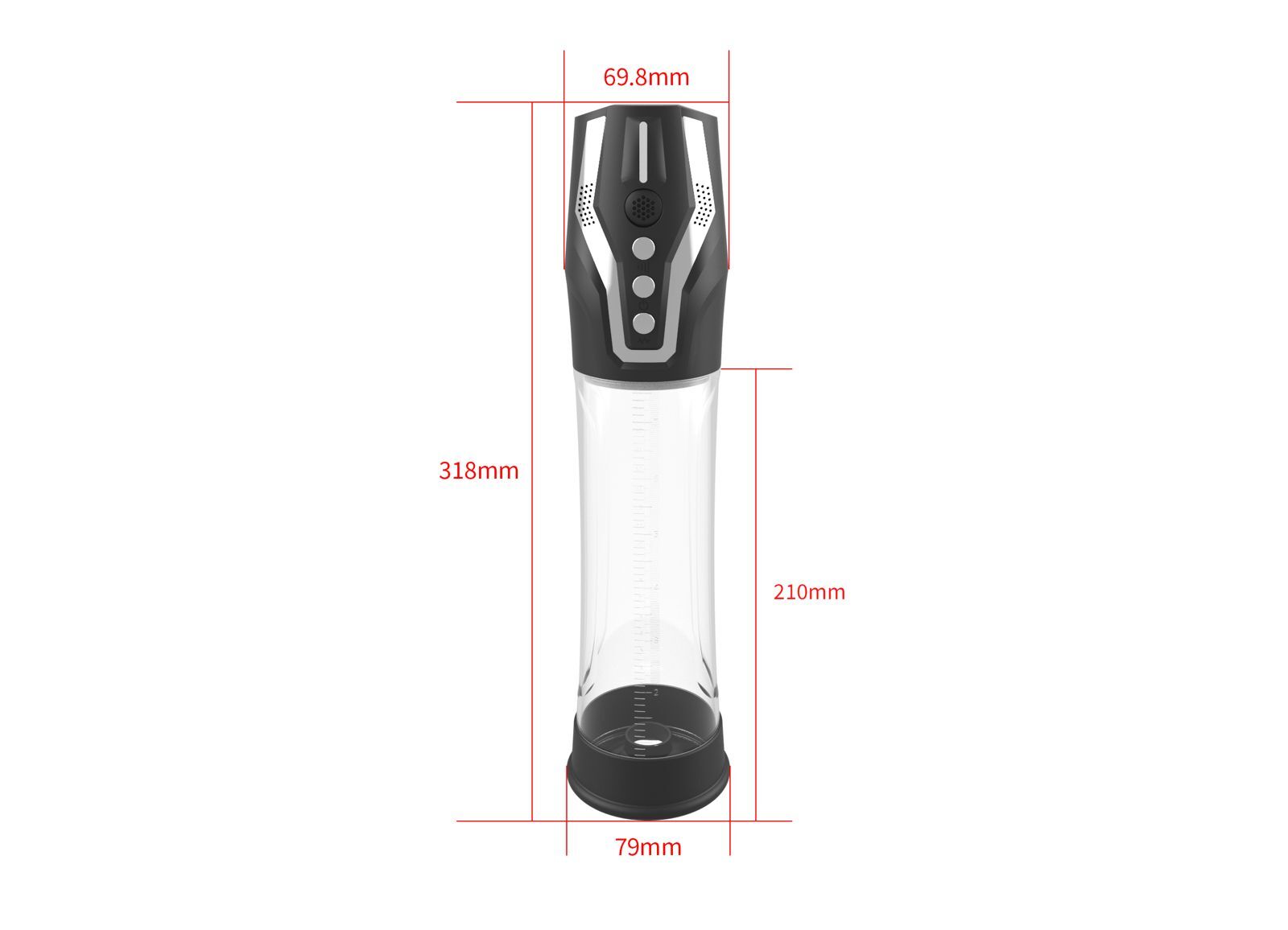 Автоматична вакуумна помпа Men Powerup Passion Pump - Зображення 3