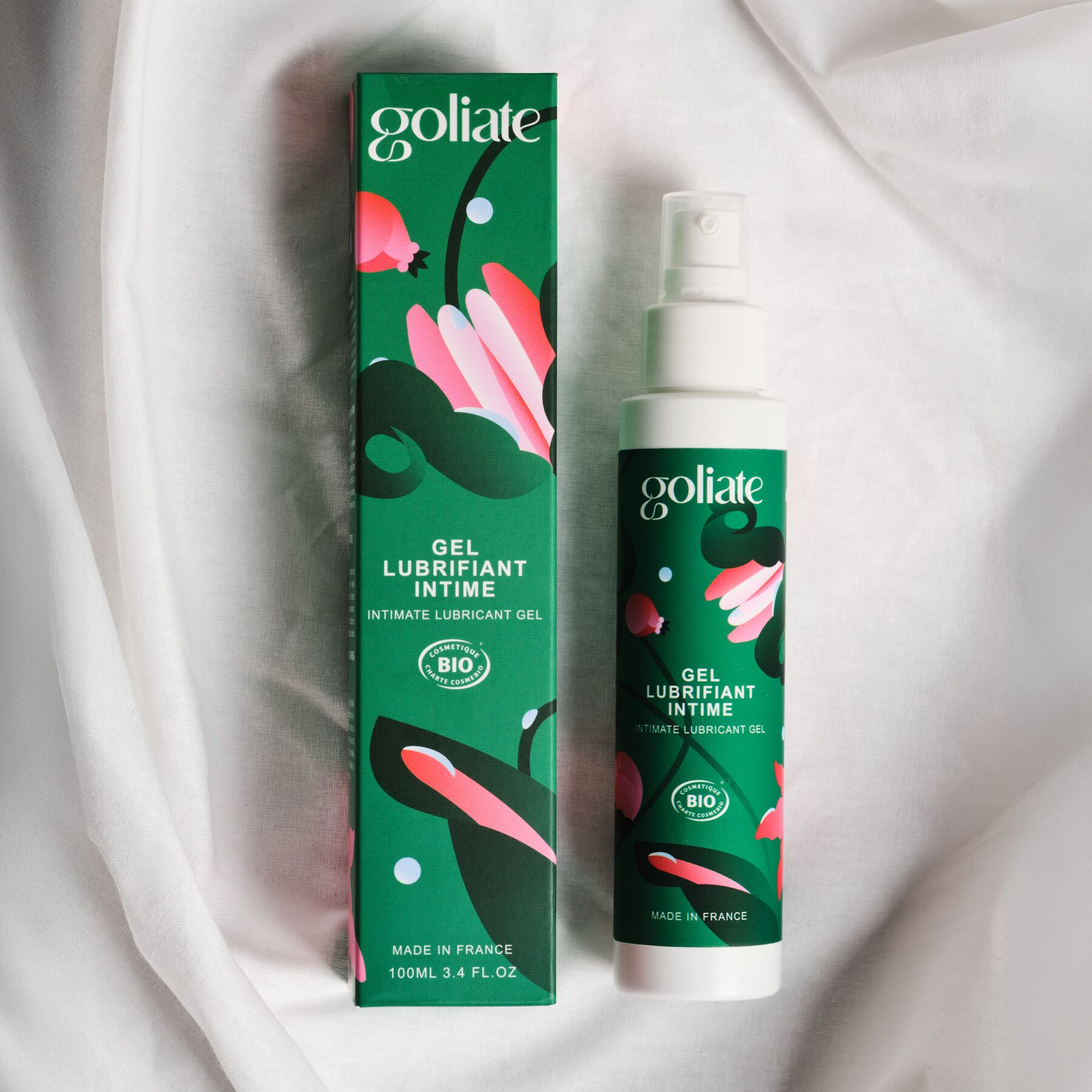 Гель-лубрикант Goliate Gel Lubrifiant Intime, 100 мл, екстракт червоних водоростей, веган-френдлі - Зображення 3