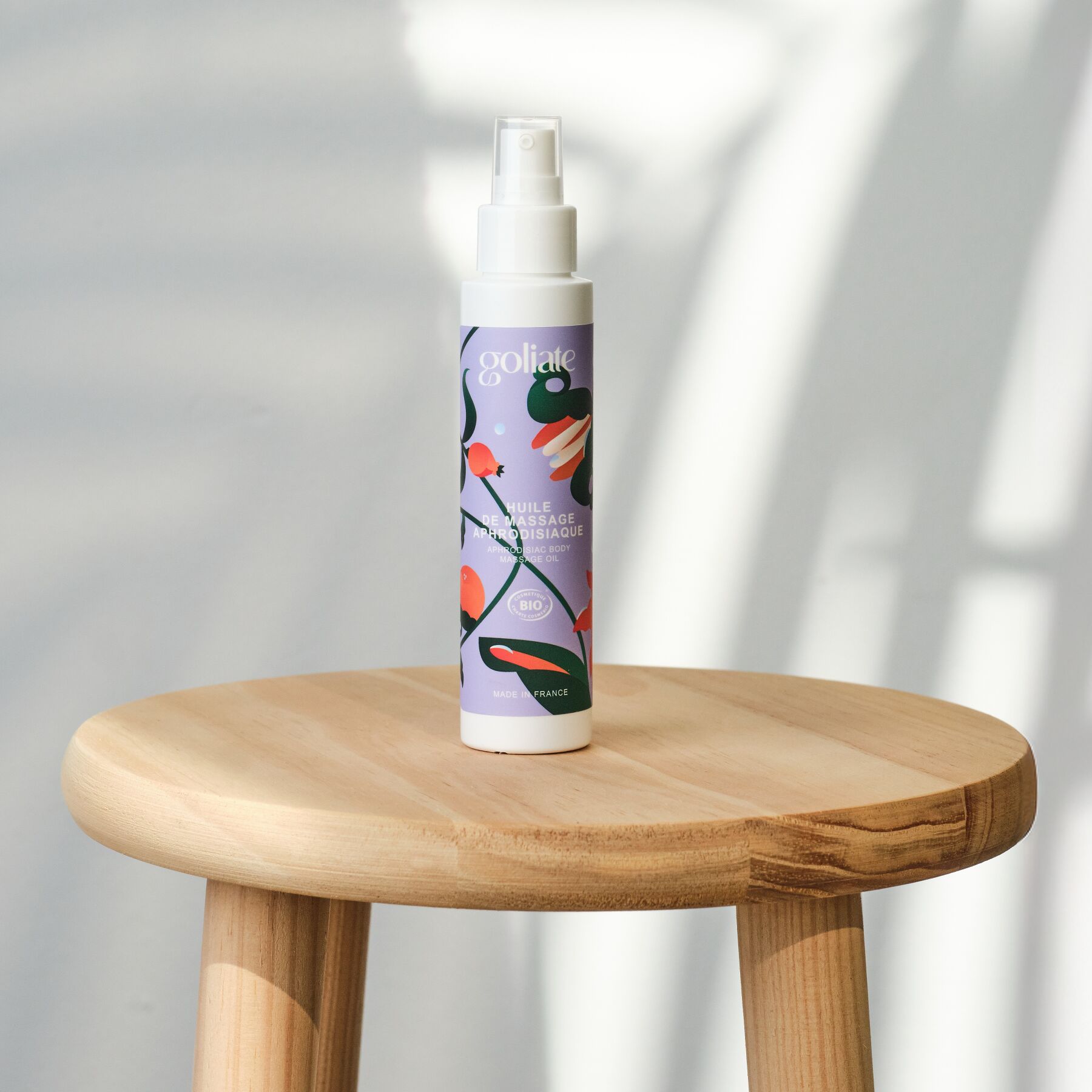 Масажна олія Goliate Huile De Massage Aphrodisiaque 100 мл, органічна, зігрівальний ефект - Зображення 5