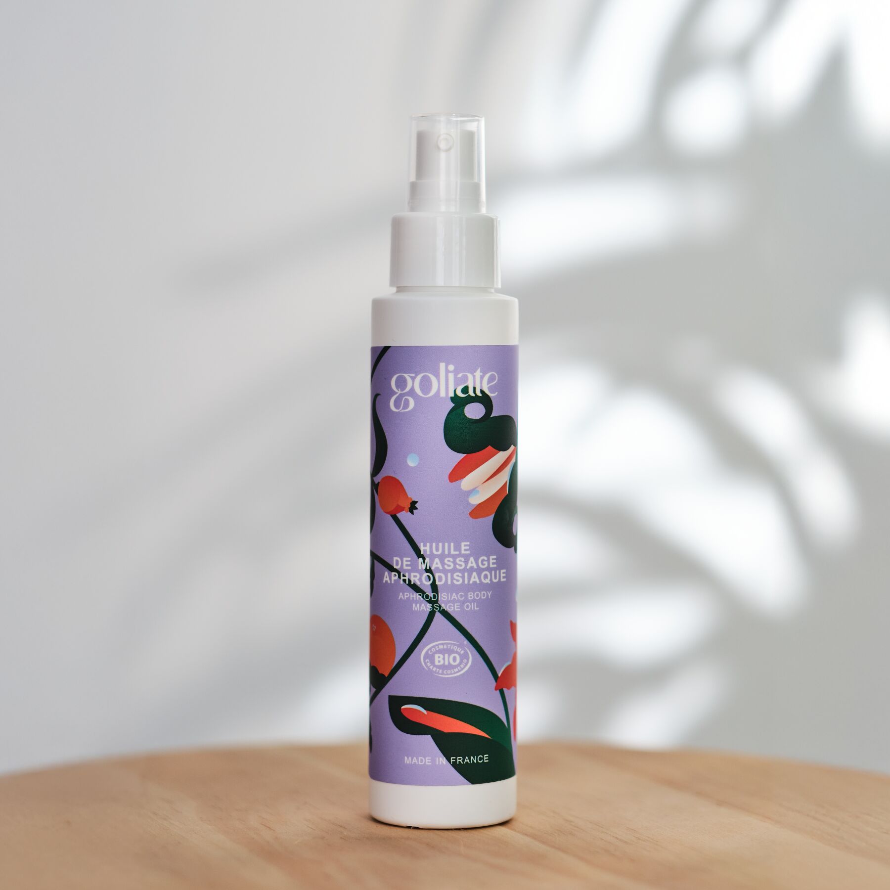 Масажна олія Goliate Huile De Massage Aphrodisiaque 100 мл, органічна, зігрівальний ефект - Зображення 4