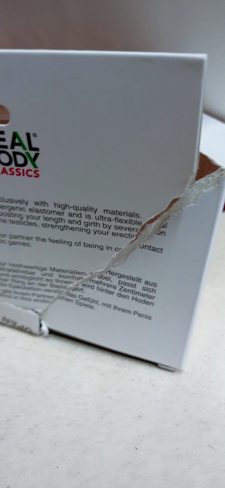 Насадка на член Real Body — Real Extender HUGY (порване паковання) - Зображення 2