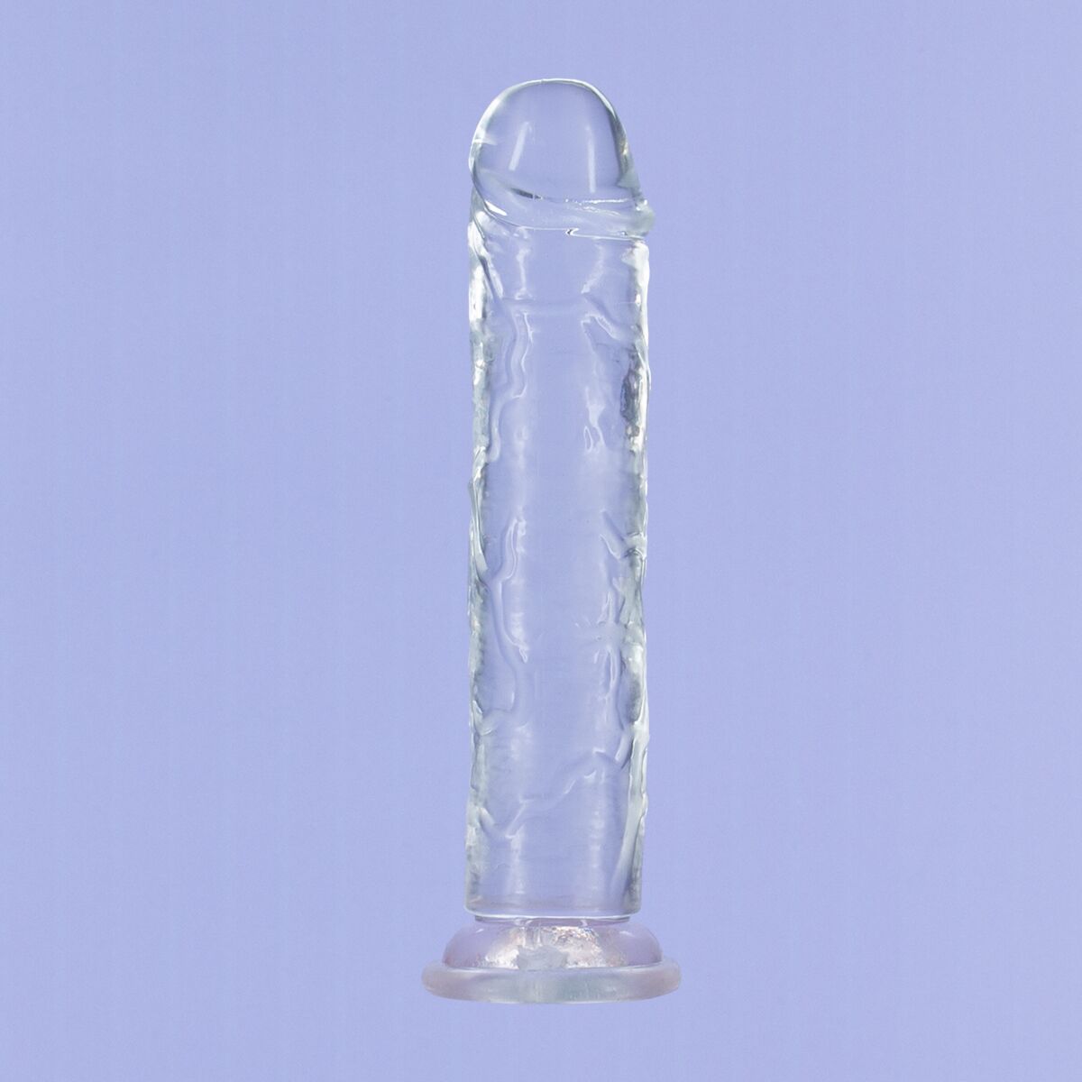 Прозорий фалоімітатор на присосці ADDICTION Vertical Dong 9″, віброкуля в подарунок - Зображення 6