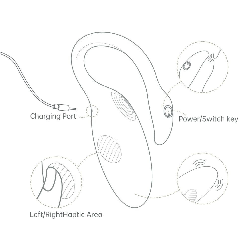 Смарт-віброяйце Magic Motion Flamingo Max Blue 2 в 1: віброяйце та тренажер Кегеля, 10 режимів - Зображення 6