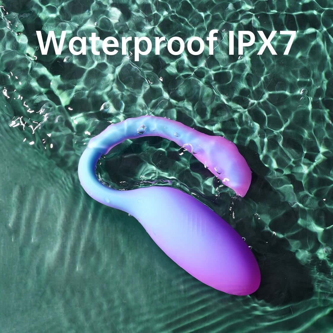 Смарт-віброяйце Magic Motion Flamingo Max Blue 2 в 1: віброяйце та тренажер Кегеля, 10 режимів - Зображення 7