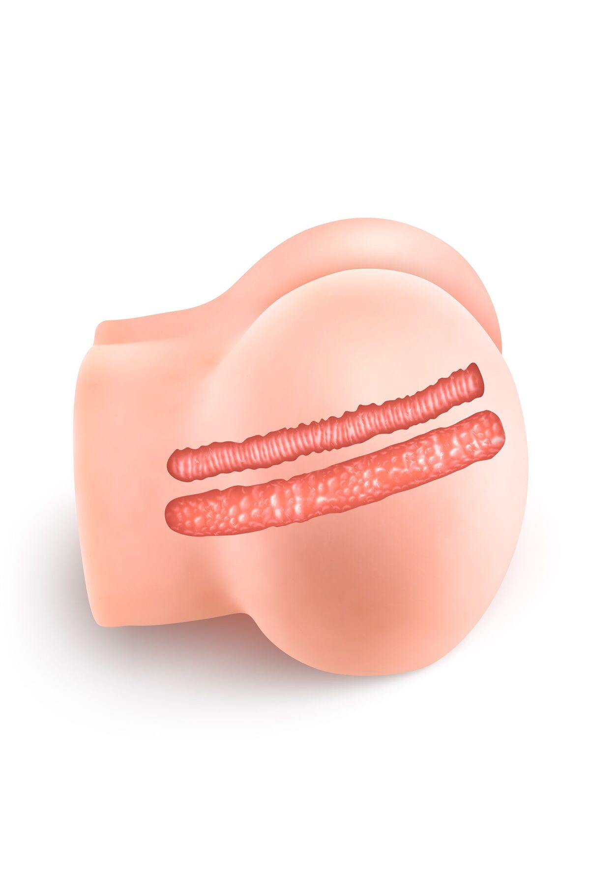 Смоктальна вагіна-мастурбатор Real Body Real Lola, вагіна та анус, з вібрацією і звуком - Зображення 8