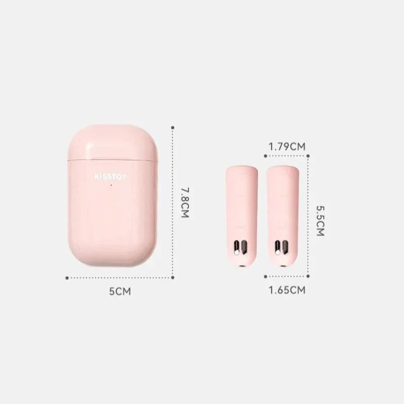 Комплект вібраторів на палець з електростимуляцією KISSTOY Viva Pods, зарядний бокс - Зображення 5