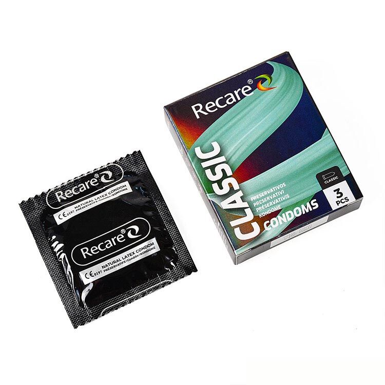 Презервативи Holographic Recare Classic Condoms 3 шт, класичні - Зображення 2