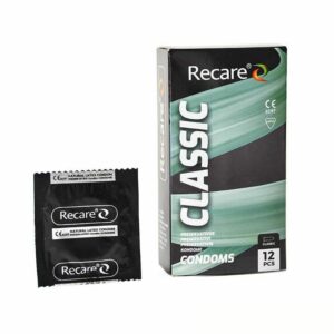 Презервативи Holographic Recare Classic Condoms 12 шт, класичні