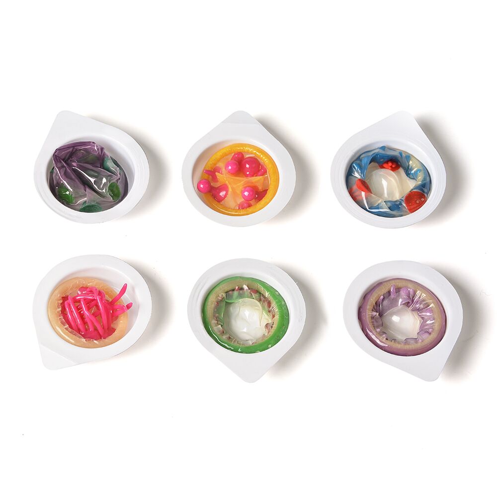 Насадка на член Recare Turquoise Monster Spike Condom (презерватив з вусиками) - Зображення 6