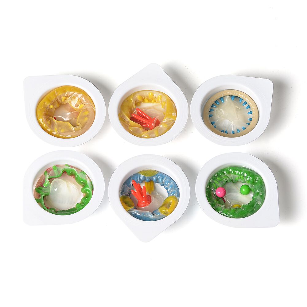 Насадка на член Recare Spike Condom Green (презерватив з рядами шипів) - Зображення 6